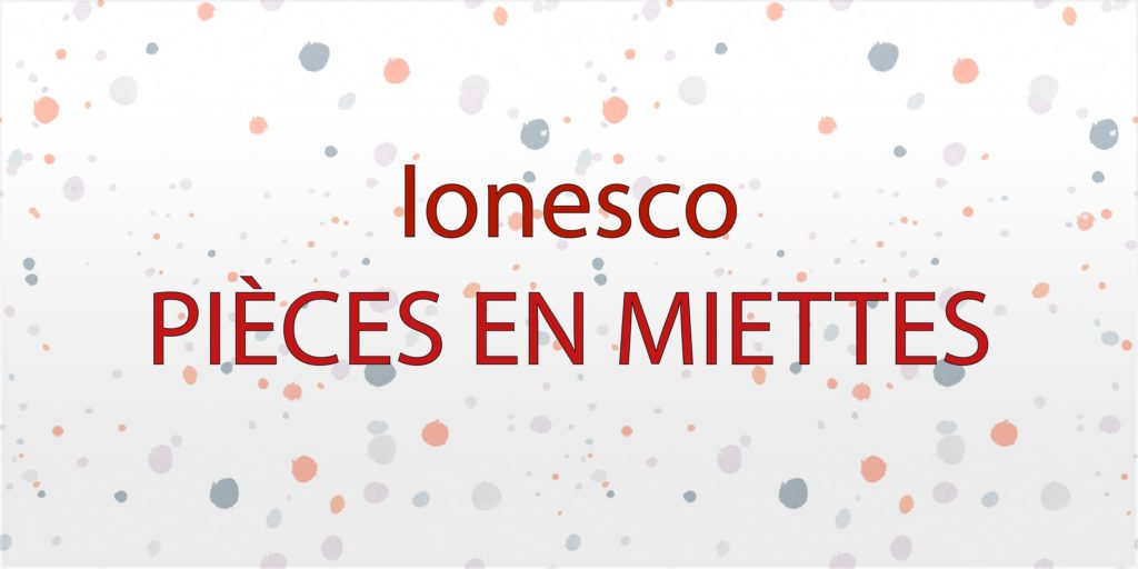 2020 – Lycée – Ionesco